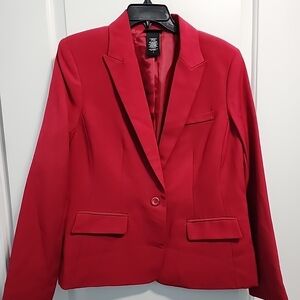 Sears Women's Vibrant Red Blazer